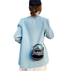 Women Shoulder Bag Ball Shape Crossbody Bag for Traveling Shopping