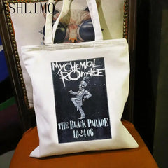 Women Shoulder Bag My Chemical Romance Mcr Dead Canvas Bag Shopping Bag Tote Har