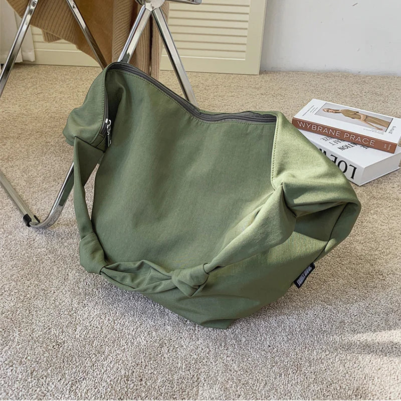 Women Shoulder Bag Nylon Handbag Girl Shopper Crossbody Bag