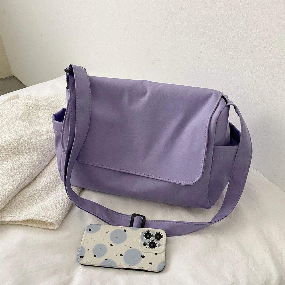 Oxford Cloth Shoulder Bag Large Capacity Crossbody Bag