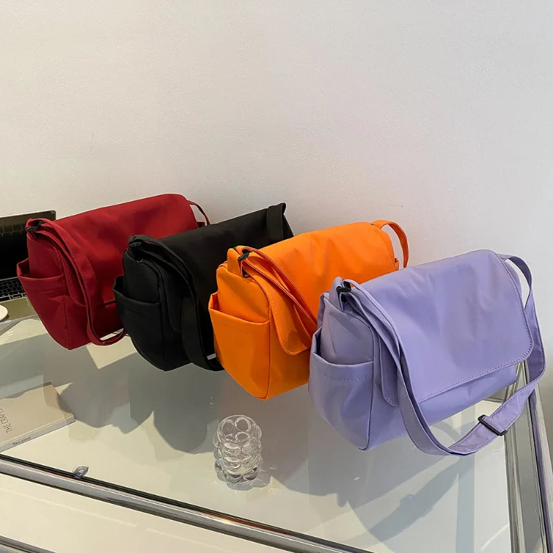 Oxford Cloth Shoulder Bag Large Capacity Crossbody Bag