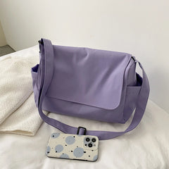 Oxford Cloth Shoulder Bag Large Capacity Crossbody Bag