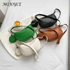 Women Shoulder Bag PU Leather Crossbody Bags 2 in 1 Crossbody Handbags