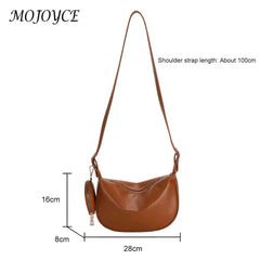 Women Shoulder Bag PU Leather Crossbody Bags 2 in 1 Crossbody Handbags