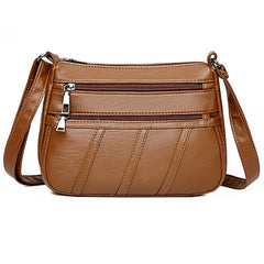 Women Shoulder Bag PU Leather Messenger Crossbody Bags Mother Purse Handbag