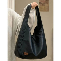 Women Shoulder Bag PU Leather Tote Handbags High Capacity Shopping Bags