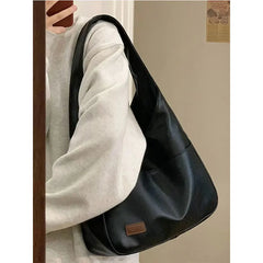 Women Shoulder Bag PU Leather Tote Handbags High Capacity Shopping Bags