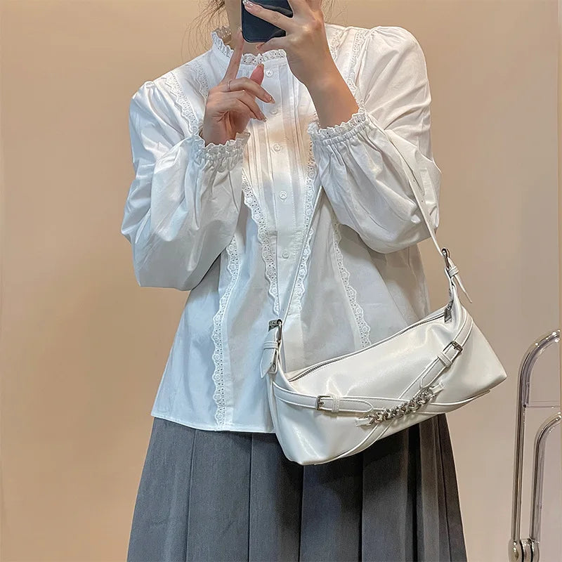 Women Shoulder Bag PU Leather Under Arm Bags Style Female Handbags