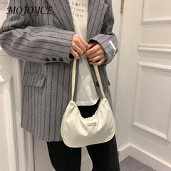 Women Shoulder Bag Retro Solid Messenger Bags Zipper All-Match Phone