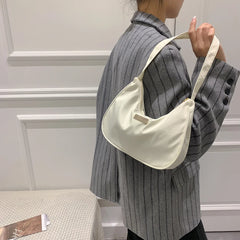 Women Shoulder Bag Retro Solid Messenger Bags Zipper All-Match
