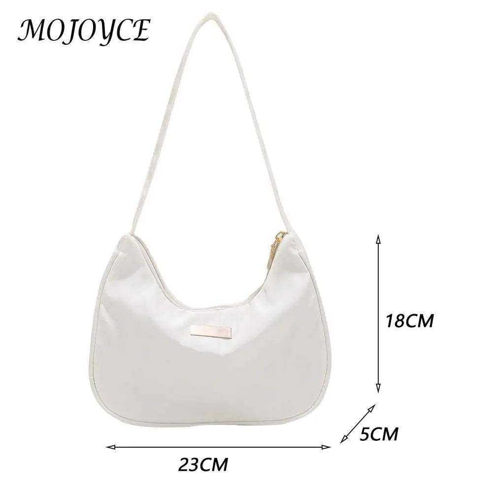 Women Shoulder Bag Retro Solid Messenger Bags Zipper All-Match Phone