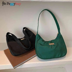 Women Shoulder Bag Retro Solid Messenger Bags Zipper All-Match