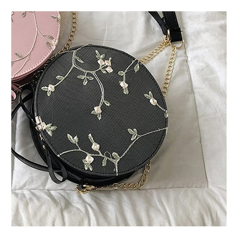 Round Shoulder Bag for Women Casual Travel Crossbody Bags