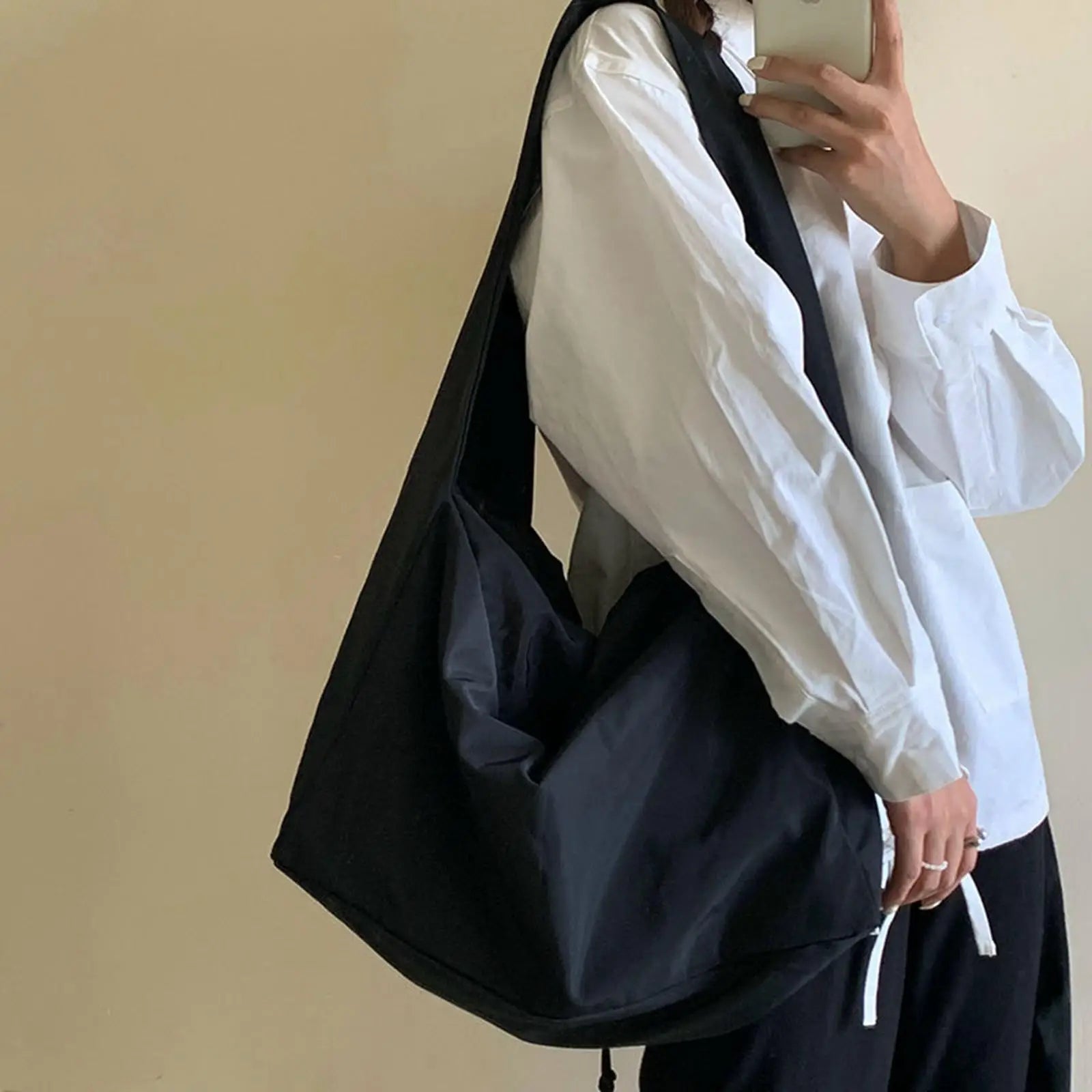 Women Shoulder Bag, Sling Purse Versatile Bucket Bag