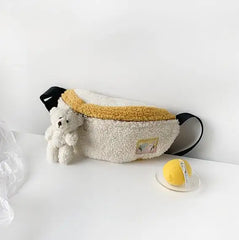 Soft Plush Shoulder Bag for Women Girls