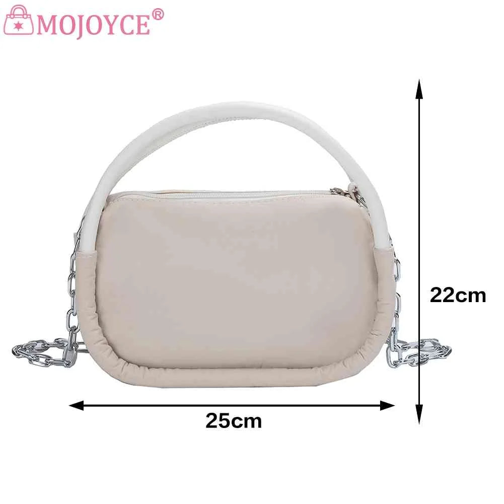 Women Shoulder Bag Solid Oxford Cloth Commute Bag