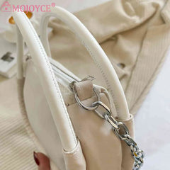 Women Shoulder Bag Solid Oxford Cloth Commute Bag