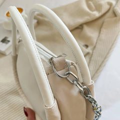 Solid Oxford Cloth Female Shoulder Bag Chain Small Tote Travel Purse