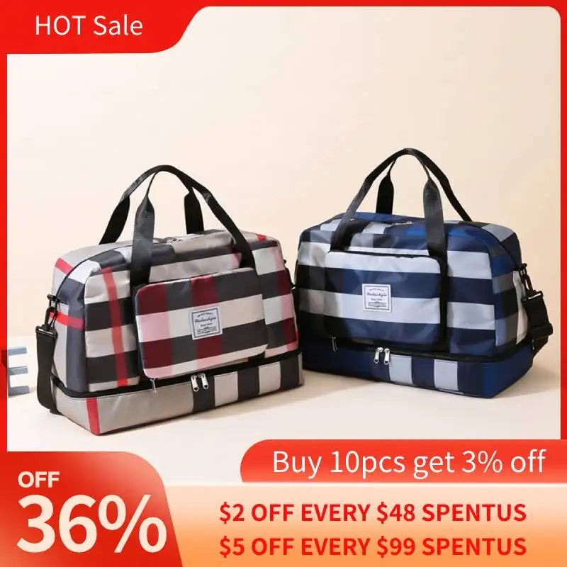 Sports Folding Fitness Travel Bag for Women