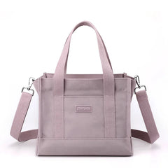 Women Shoulder Bag Tote Casual Zipper Handle Canvas Crossbody Bag