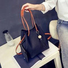 Women Shoulder Bag Handbag Set Tote Messenger Satchel Crossbody Bags