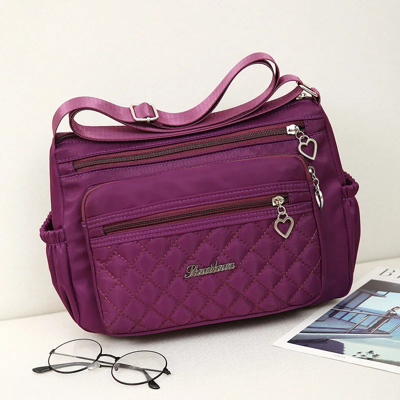 Women Shoulder Bags Waterproof Nylon Crossbody Hobos Large Capacity