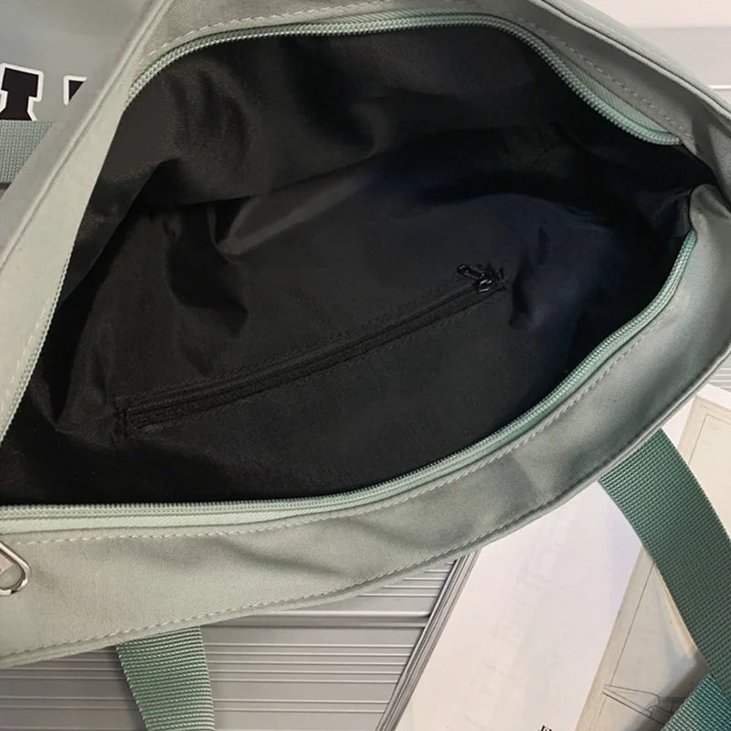 Women Shoulder Bags Nylon Tote Bag Girl Shopper Large Capacity Handbag