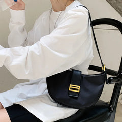 Women Shoulder Bags Oxford Purse and Handbags with Zipper Casual Saddle Bags