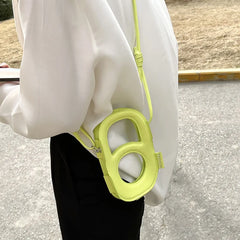 Women Shoulder Bags PU Leather Purses Handbags Shopper Hollow Mobile Phone Bags