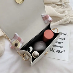 Women Shoulder Bags Bow Crossbody Handbags Large Capacity Travel Mini Flap-bag