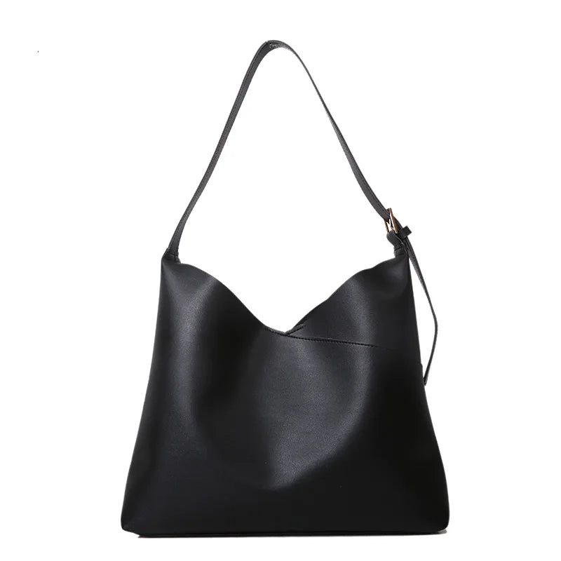 Women Shoulder Bags Casual PU Leather Bucket Bolsa