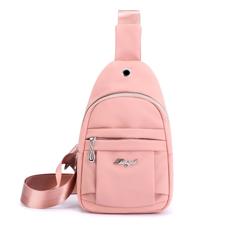 Female Anti Theft Nylon Shoulder Bag School Casual Travel Bag