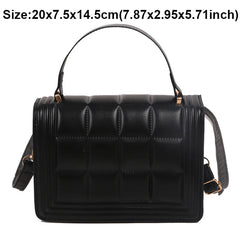 Diamond Lattice Shoulder Bag Crossbody Tote for Woman