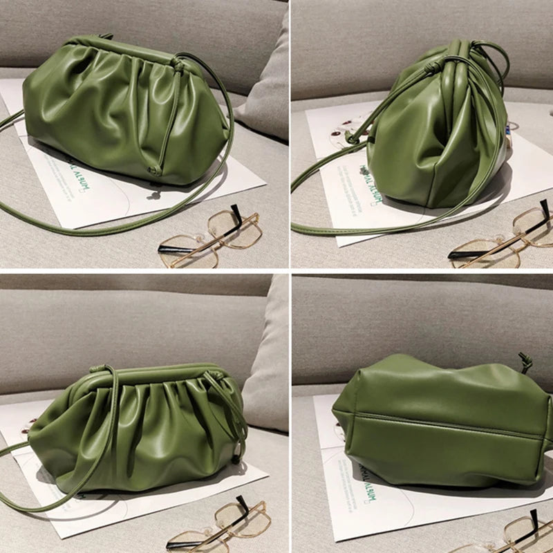 Women Shoulder Bags Crossbody Handbags Tote Black/Green Bolsas