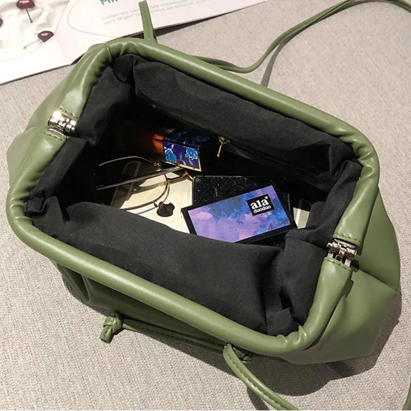Women Shoulder Bags Crossbody Handbags Tote Black/Green Bolsas