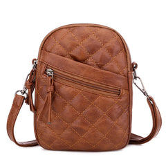 Small Leather Crossbody Bag for Ladies Women Girls