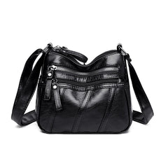Small Leather Shoulder Bag for Women, Crossbody Handbag
