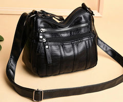 Soft Leather Crossbody Bags for Women, Small Shoulder Bag Handbag
