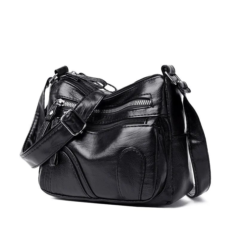 Soft Leather Women's Shoulder Bag Crossbody Handbag