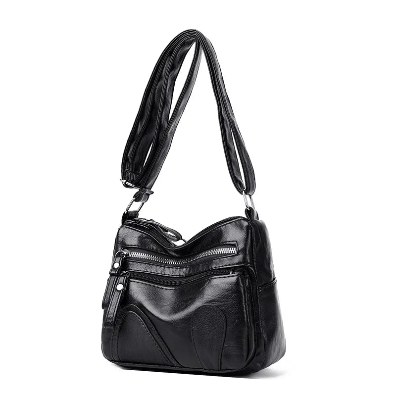 Soft Leather Women's Shoulder Bag Crossbody Handbag