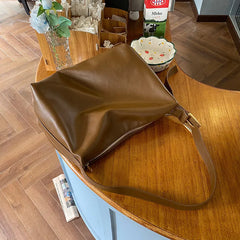 Women Shoulder Bags Soft PU Leather Crossbody Handbags Lady Winter Hobo