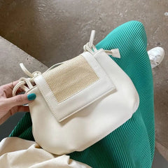 Women Shoulder Bags Pleated Hobos Cross-body PU Leather Handbags