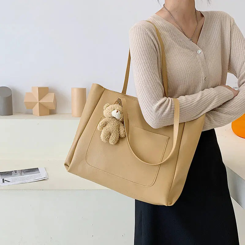 Women Shoulder Bags Large Capacity Patchwork Ladies Business Casual Totes