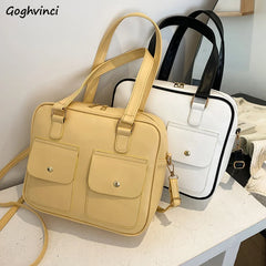 Women Shoulder Bags Large Capacity Pockets Storage Travel Crossbody Satchels
