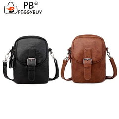 Leather Shoulder Crossbody Bags Women Small Purse