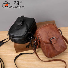 Leather Shoulder Crossbody Bags Women Small Purse