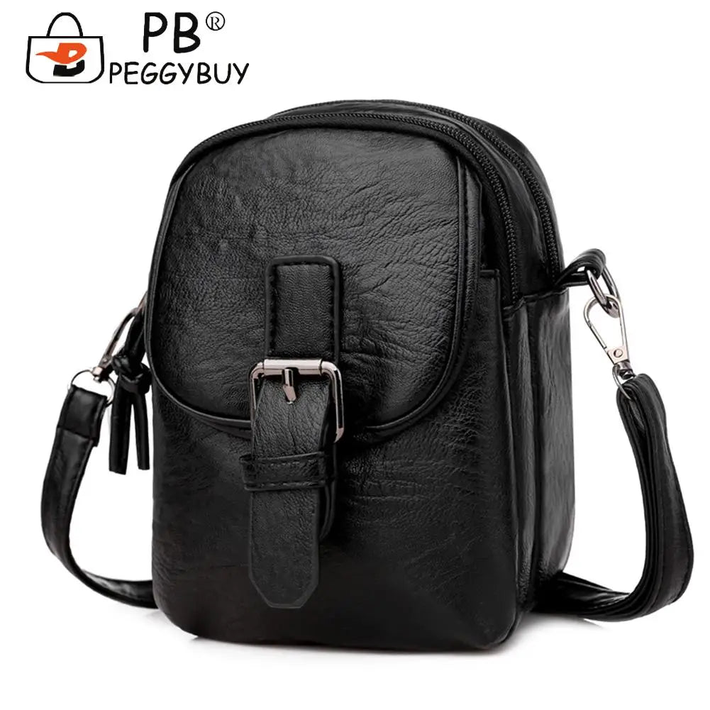 Leather Shoulder Crossbody Bags Women Small Purse