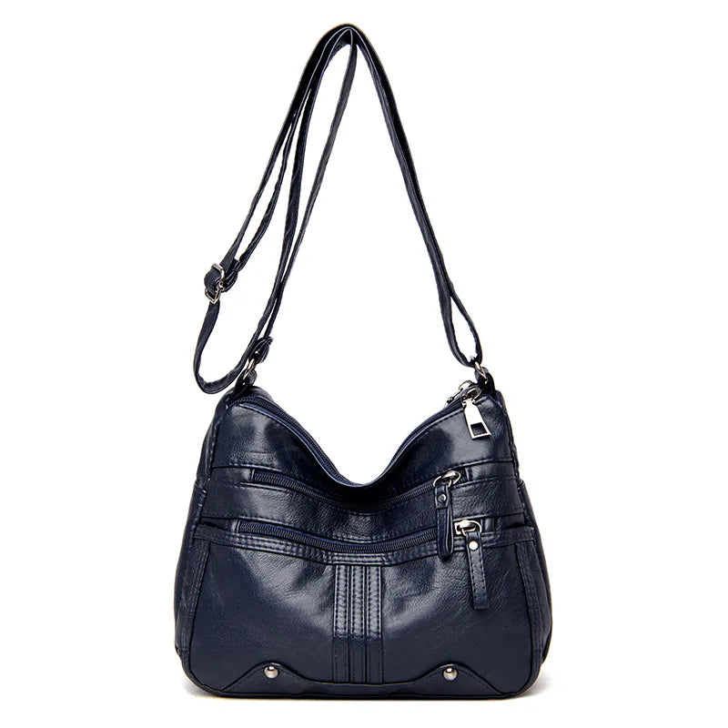 Women Shoulder Bags PU Leather Bag For Girl Female Ladies Handbags High Capacity