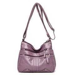 Women Shoulder Bags PU Leather Bag For Girl Female Ladies Handbags High Capacity