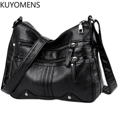 Women Shoulder Bags PU Leather Bag For Girl Female Ladies Handbags High Capacity
